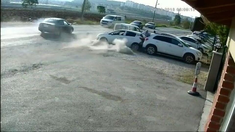 Dehşete düşüren görüntü!