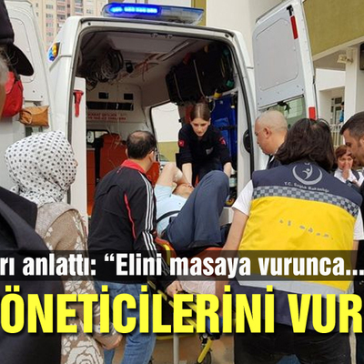 Okul yöneticilerini vuran polis hakim karşına çıktı