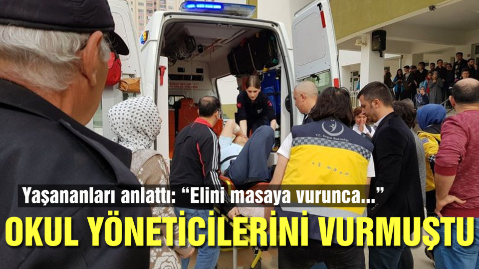 Okul yöneticilerini vuran polis hakim karşına çıktı