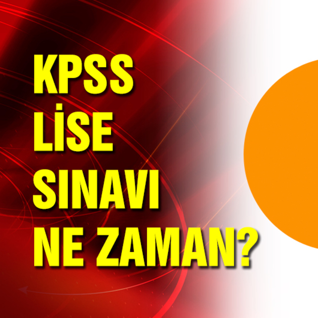 KPSS Ortaöğretim sınavı ne zaman?
