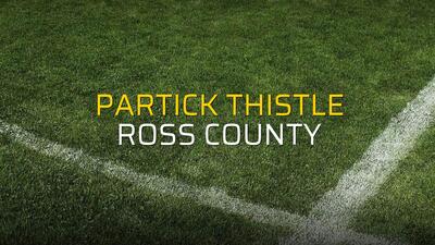 Partick Thistle - Ross County maç önü