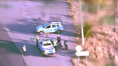 Helikopterden gelen talimatla ceza yedi!