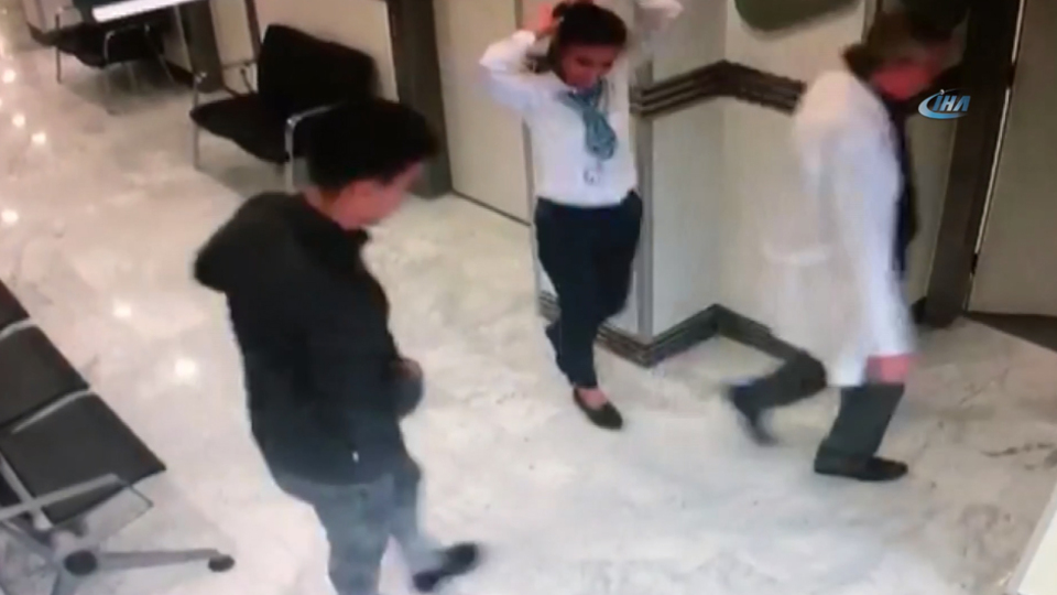 Korkunç anlar saniye saniye kaydedildi!