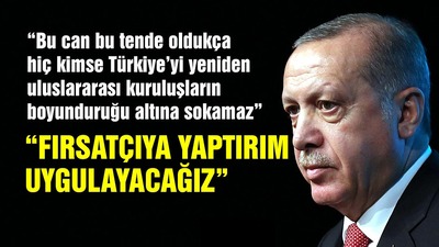 Cumhurbaşkanı Erdoğan'dan McKinsey'e nokta: Fikri danışmanlık da almayacağız