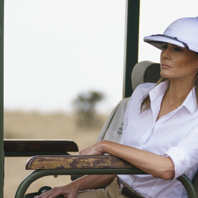 First Lady'den skandal tercih!