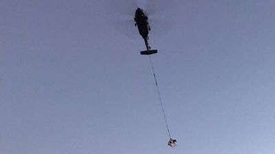 Hamile inek jandarma tarafından kurtarıldı!