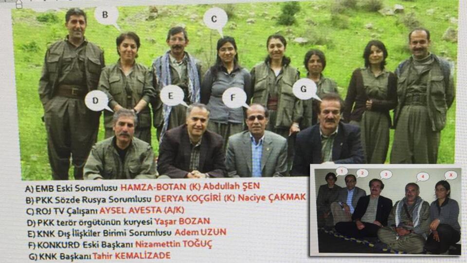 Teröristlerle fotoğraf çektiren HDP'li başkan tutuklandı