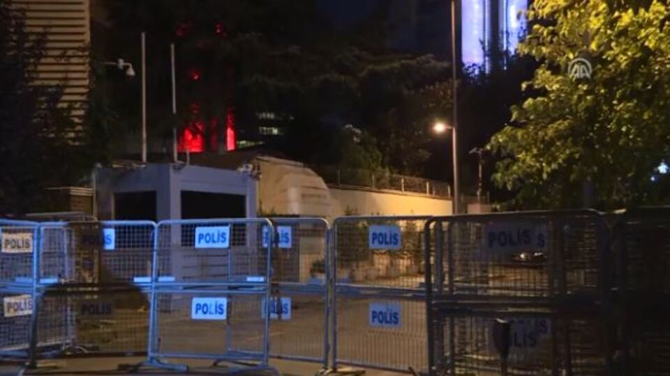 Suudi Arabistan Başkonsolosluğu'nda hareketli dakikalar