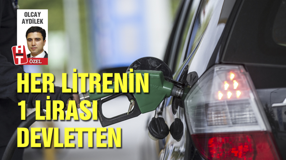 Her litrenin 1 lirası devletten