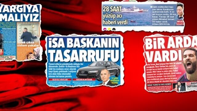 Günün gazete manşetleri