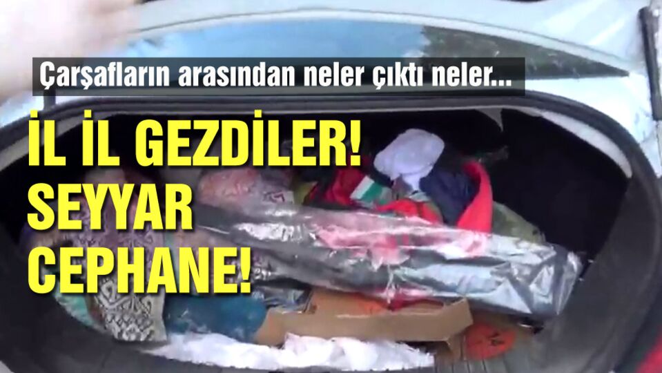 Seyyar cephane! İl il gezdiler
