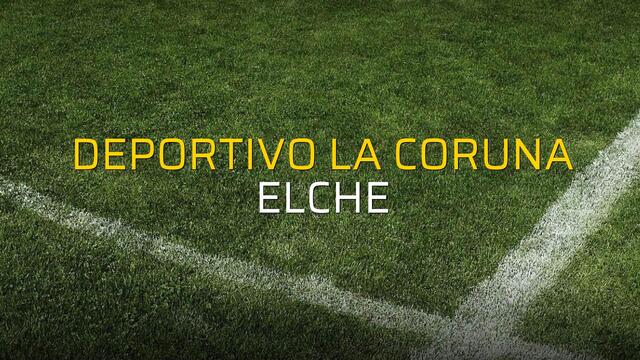 Maç sona erdi: Deportivo La Coruna: 4 - Elche:0