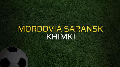 Mordovia Saransk: 1 - Khimki: 1 (Maç sonucu)