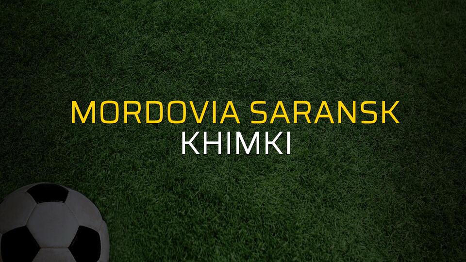 Mordovia Saransk: 1 - Khimki: 1 (Maç sonucu)