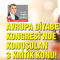 Avrupa Diyabet Kongresi'nde konuşulan üç kritik konu