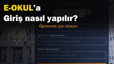 E-Okul'a giriş nasıl yapılır?