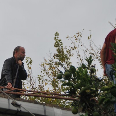 Samsun'da olaylı yıkım!