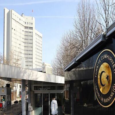 Dışişleri Bakanlığı'ndan Filistin açıklaması