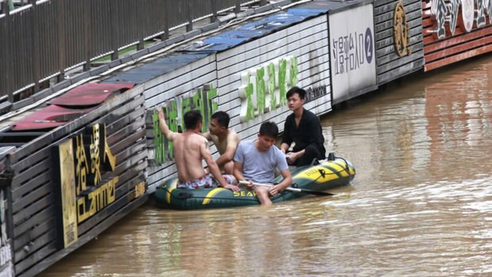 Çin'in güneyinde sel felaketi