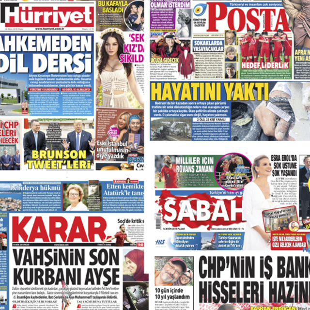 Günün gazete manşetleri