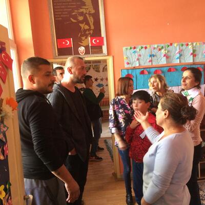 Konyasporlu taraftarlardan köy okuluna destek