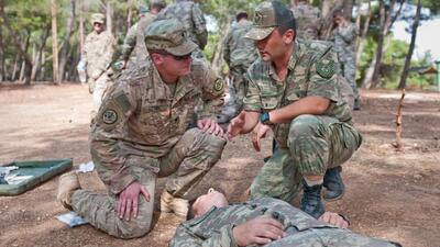 Münbiç için ortak eğitimler devam ediyor