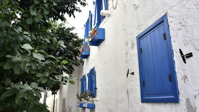 Bodrum'un mavi pencereleri evlerinin sırrı şaşırttı!