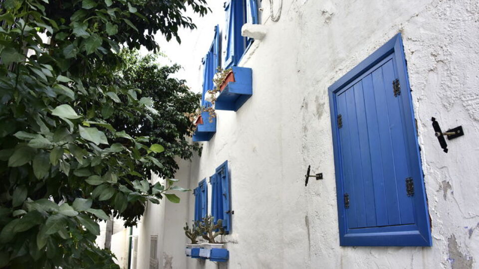 Bodrum'un mavi pencereleri evlerinin sırrı şaşırttı!