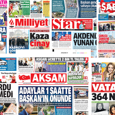 Günün gazete manşetleri