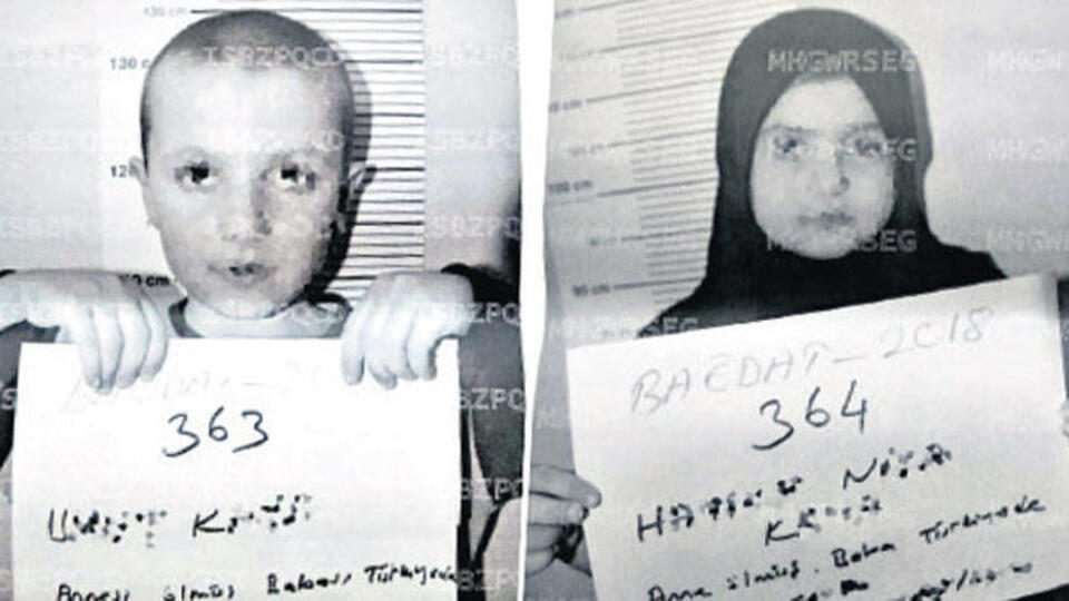 İlk kez çocuklarını gördü! İşte 363 ve 364 no'lu 'esirler'