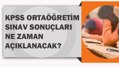 KPSS Ortaöğretim sonuçları ne zaman açıklanacak?