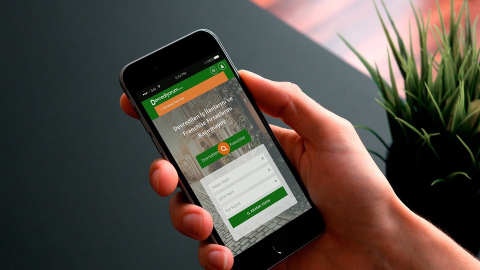 İşyerini devredene özel uygulama