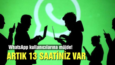 WhatsApp kullananlara müjde