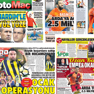 Günün spor manşetleri