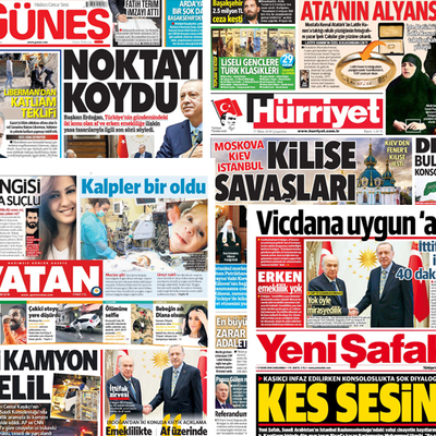 Günün gazete manşetleri