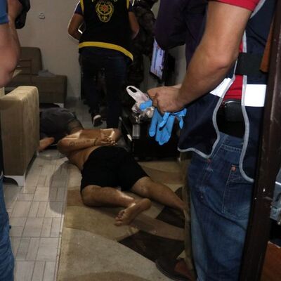 Çete liderine yatakta gözaltı!