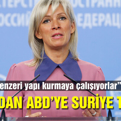 Rusya'dan ABD'ye 'Suriye'de devlet benzeri yapı' tepkisi!