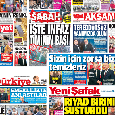 Günün gazete manşetleri