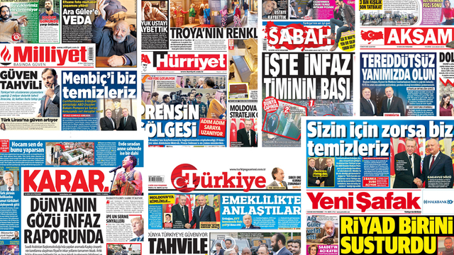 Günün gazete manşetleri