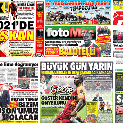 Günün spor manşetleri