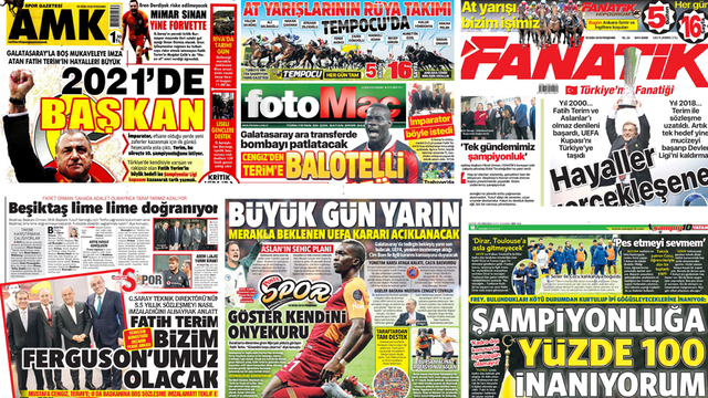 Günün spor manşetleri