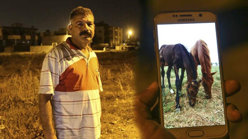 "Çalındı" demişti, ahırın kapısı yokmuş!