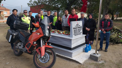 Şehidin hayalini annesi gerçekleştirdi