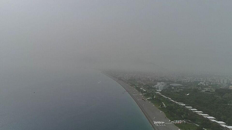 Bu kez Antalya! Şehir kayboldu...