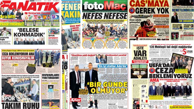 Günün spor manşetleri