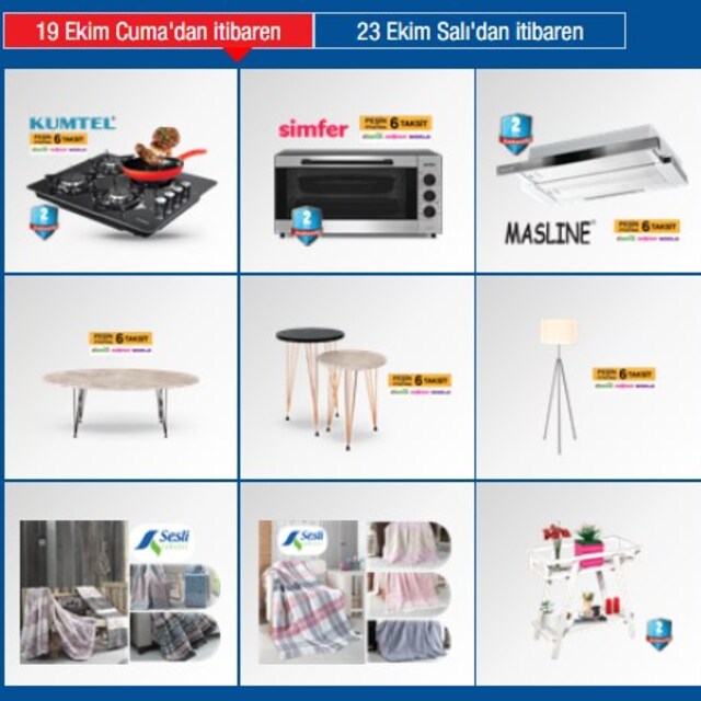BİM 19 Ekim Aktüel ürünler listesi 2018!