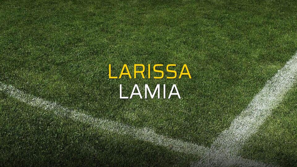 Maç sona erdi: Larissa: 1 - Lamia:2