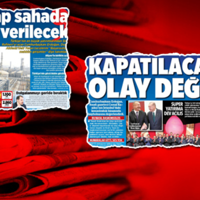 Günün gazete manşetleri