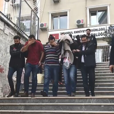 Tepe lambalı araçla gasp yapan sahte polisler yakalandı