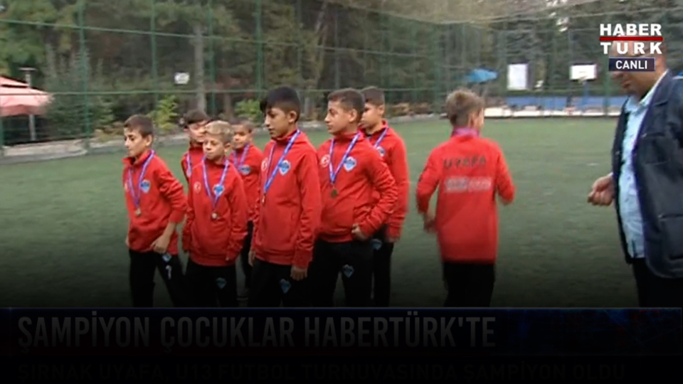 Şampiyon çocuklar Habertürk TV'ye konuk oldu!